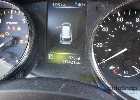 2017 Nissan Rogue Sv z USA, uszkodzony, nr VIN KNMAT2MV5HP535776